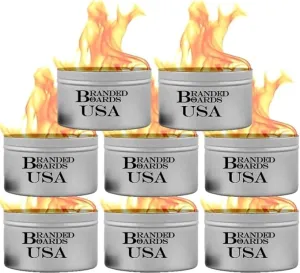 | Made in USA | Portable Mini Bonfire Campfire in a Can | Reusable & up to 5 Hours of Burn Time | Picnics Parties S'Mores Gifts Bushcraft Camping Survival Emergencies