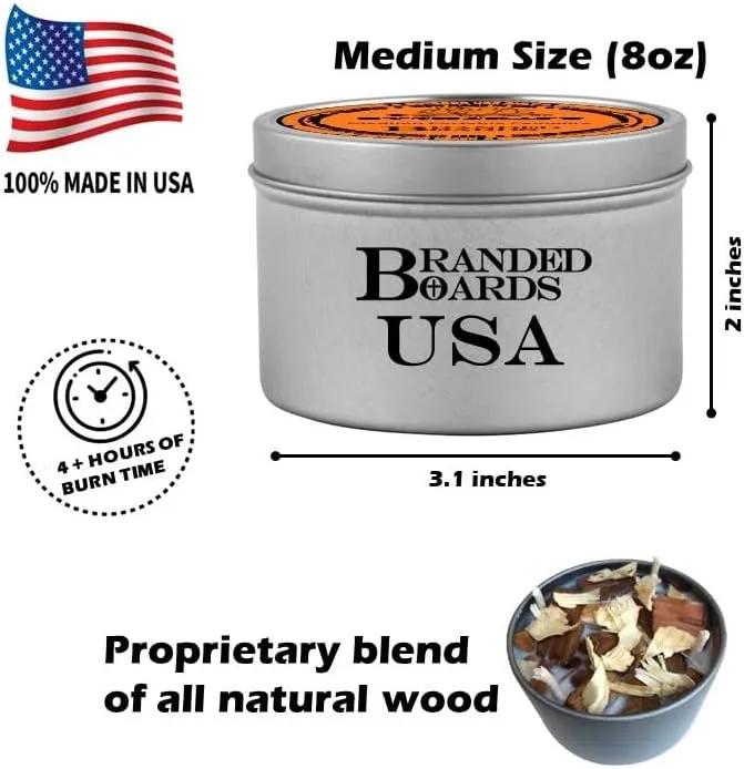 | Made in USA | Portable Mini Bonfire Campfire in a Can | Reusable & up to 5 Hours of Burn Time | Picnics Parties S'Mores Gifts Bushcraft Camping Survival Emergencies