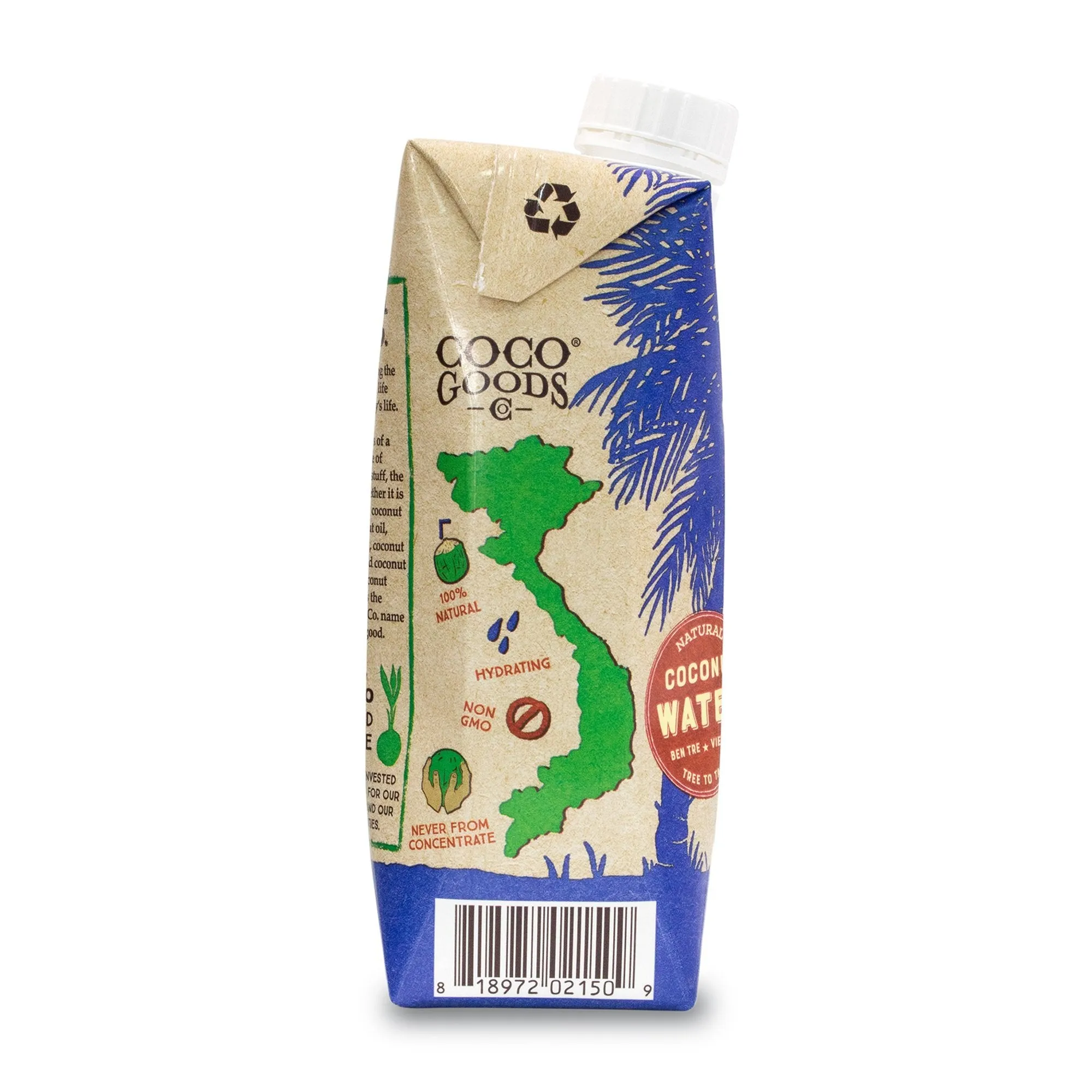 100% Natural Coconut Water 16.9 fl. oz, 12 pack