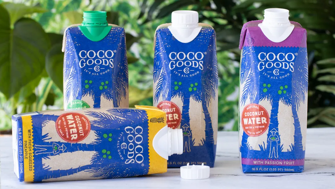 100% Natural Coconut Water 16.9 fl. oz, 12 pack
