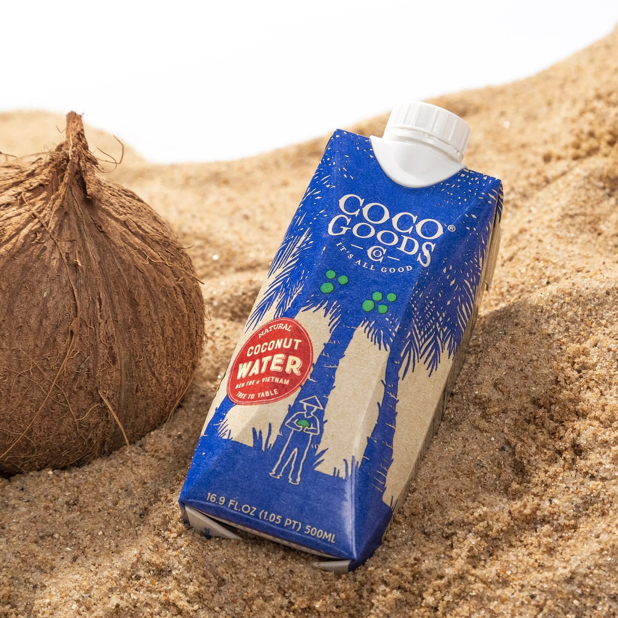 100% Natural Coconut Water 16.9 fl. oz, 12 pack