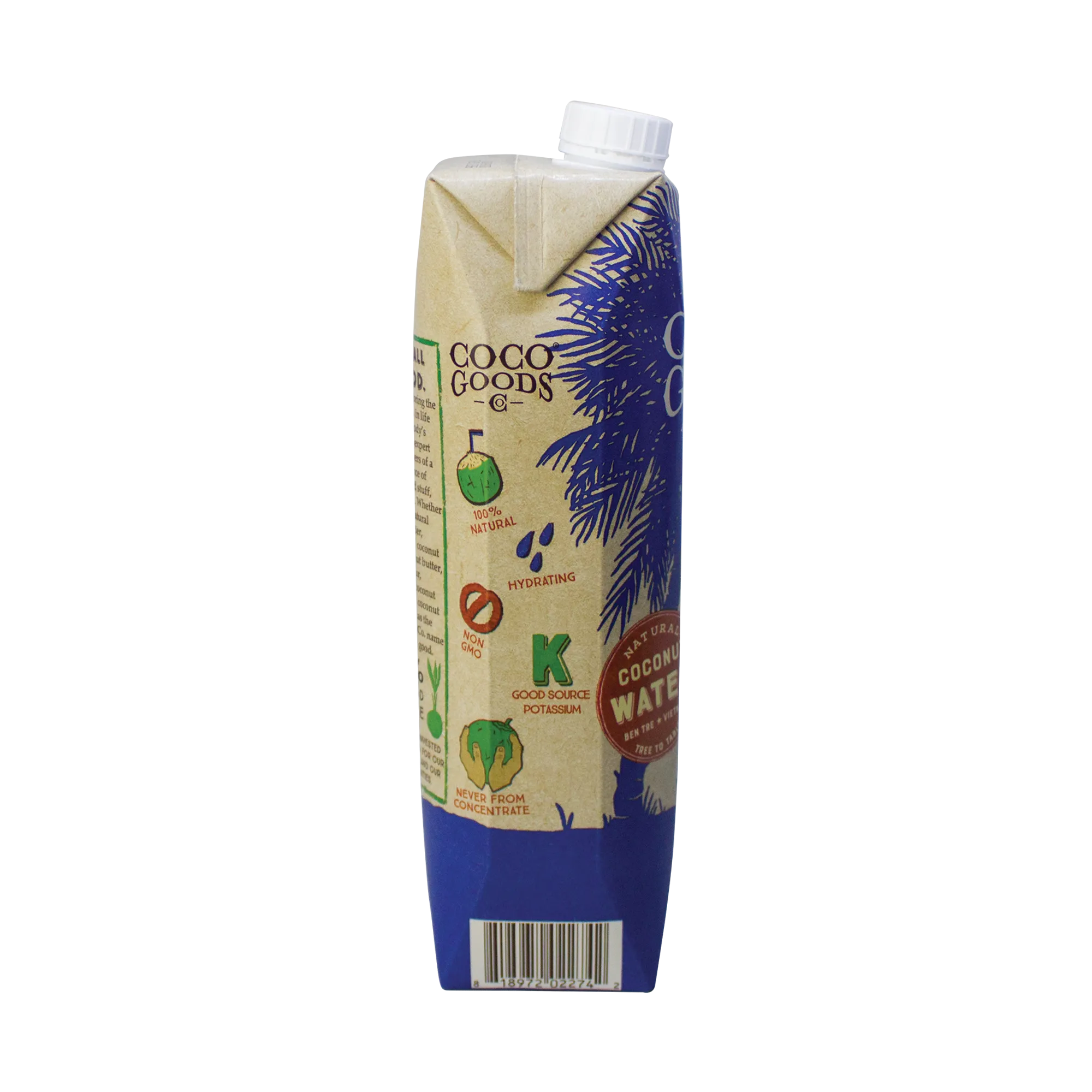 100% Natural Coconut Water 33.8 fl. oz, 6 pack