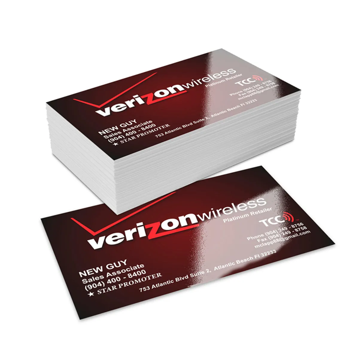 14pt   UV - Business Cards