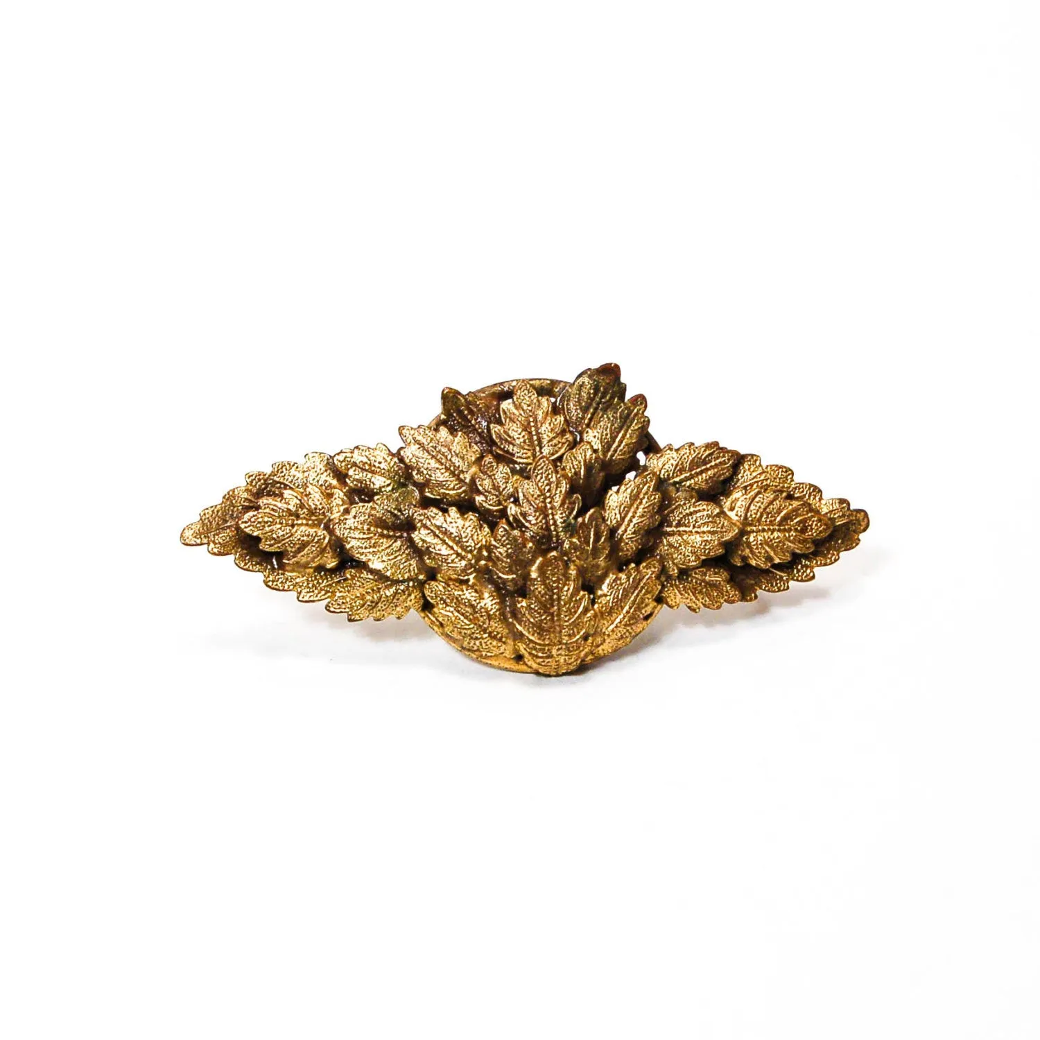1930's Art Nouveau Leaf Brooch