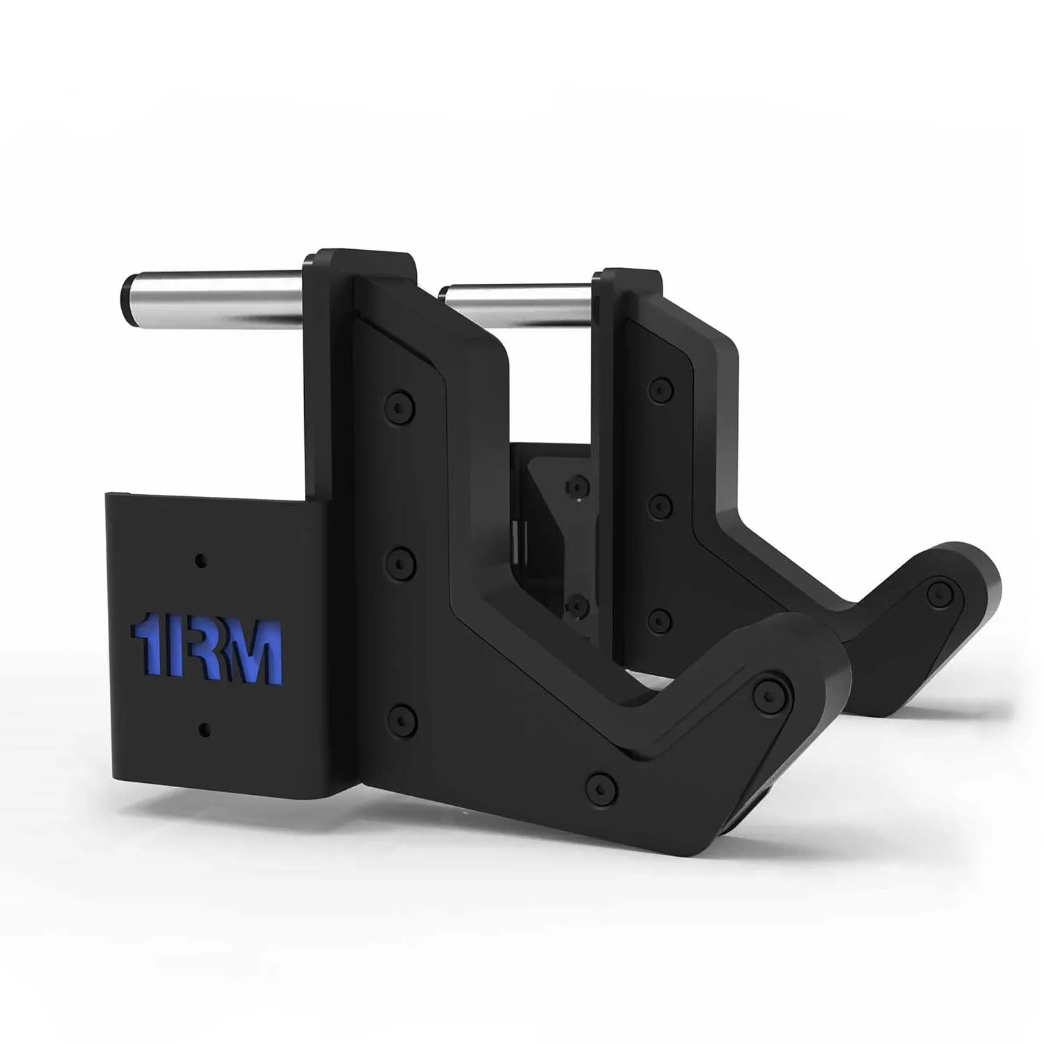 1RM Obsidian Squat Rack w Storage & Flat Bench | Commercial