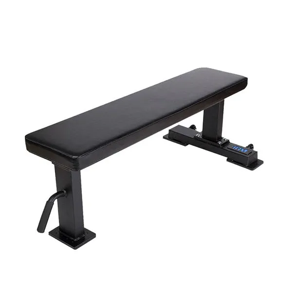 1RM Obsidian Squat Rack w Storage & Flat Bench | Commercial