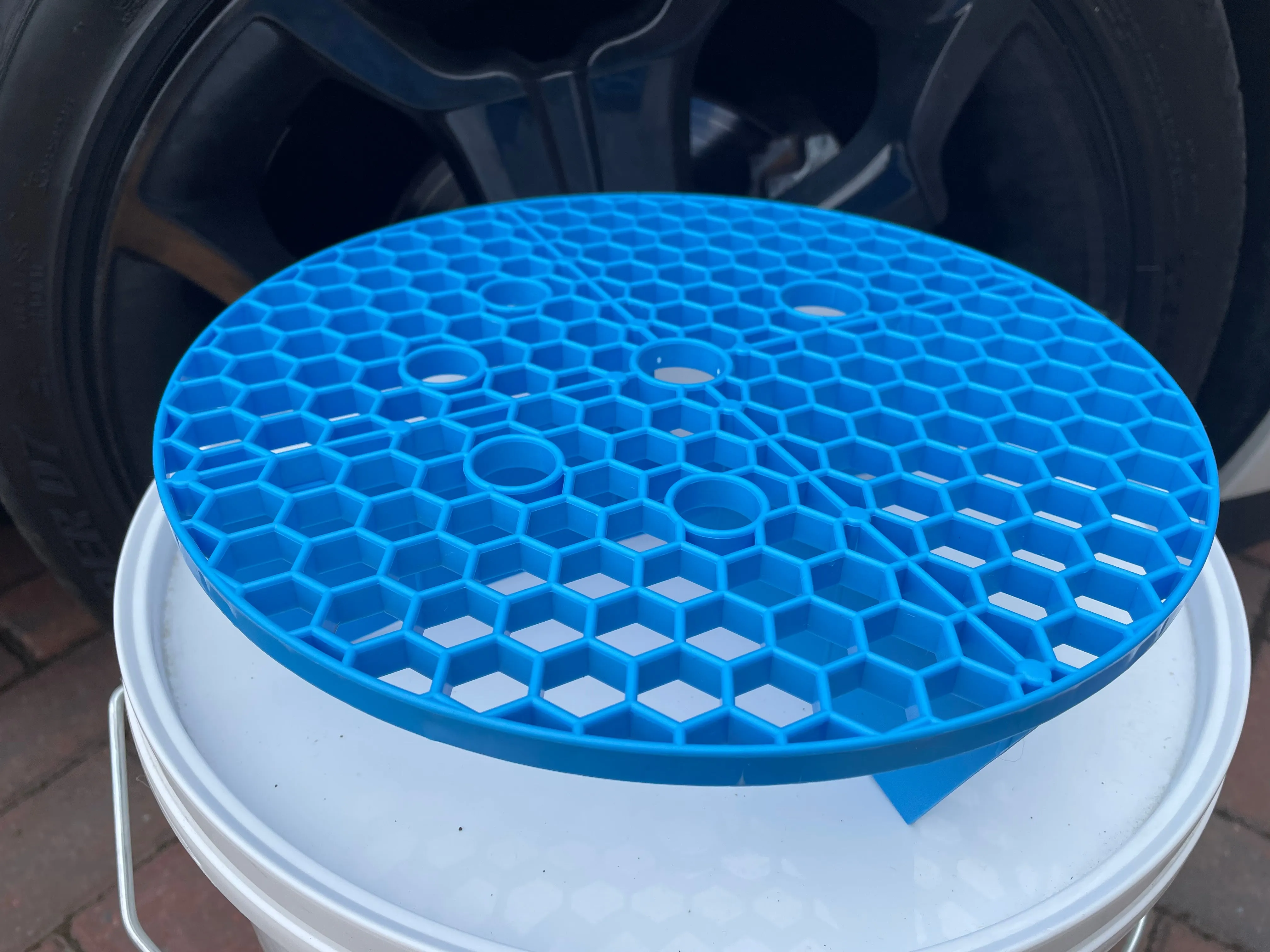 20L Car Wash Bucket and Grit Guard Set with Wash Mitt