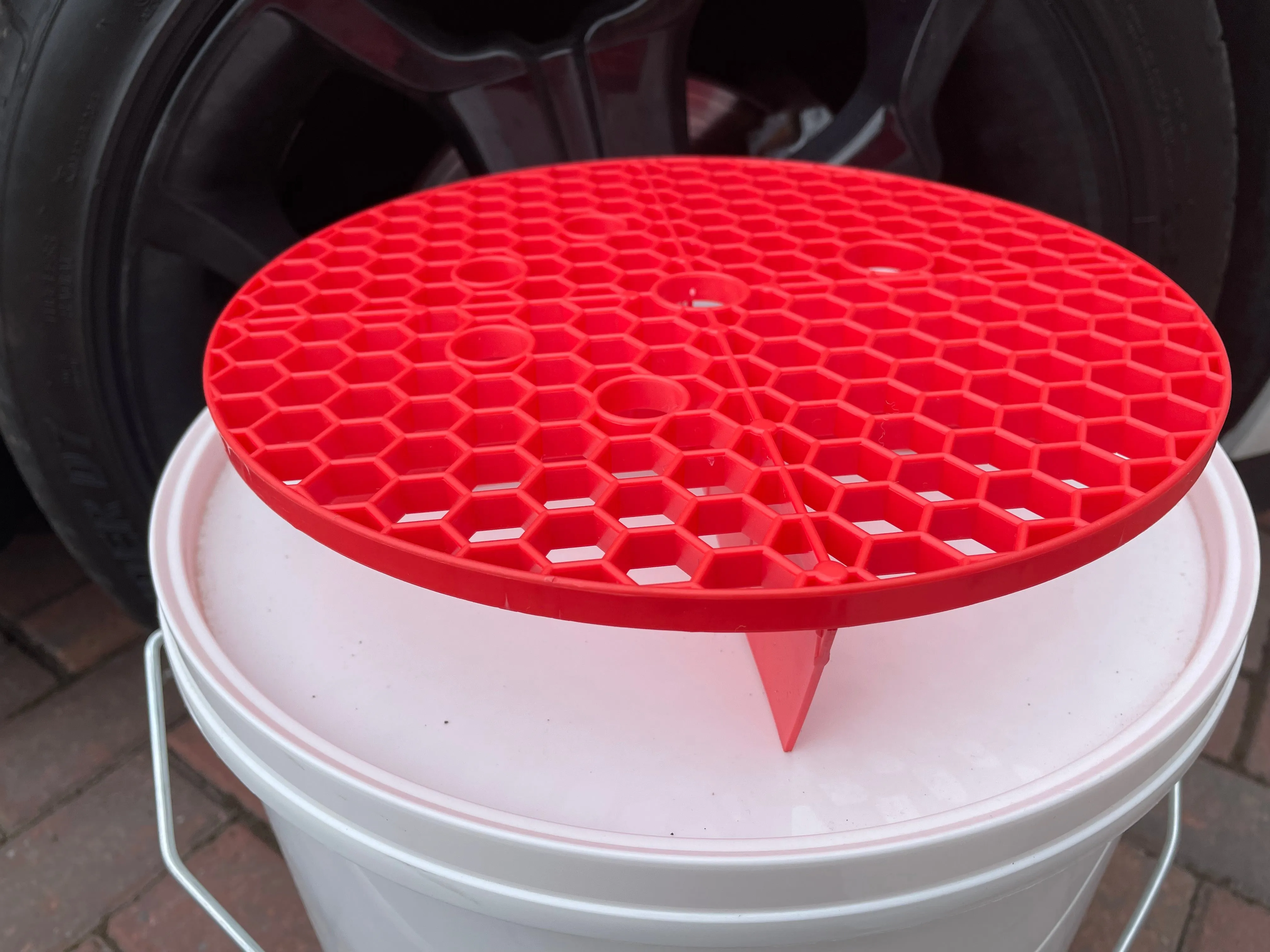 20L Car Wash Bucket and Grit Guard Set with Wash Mitt