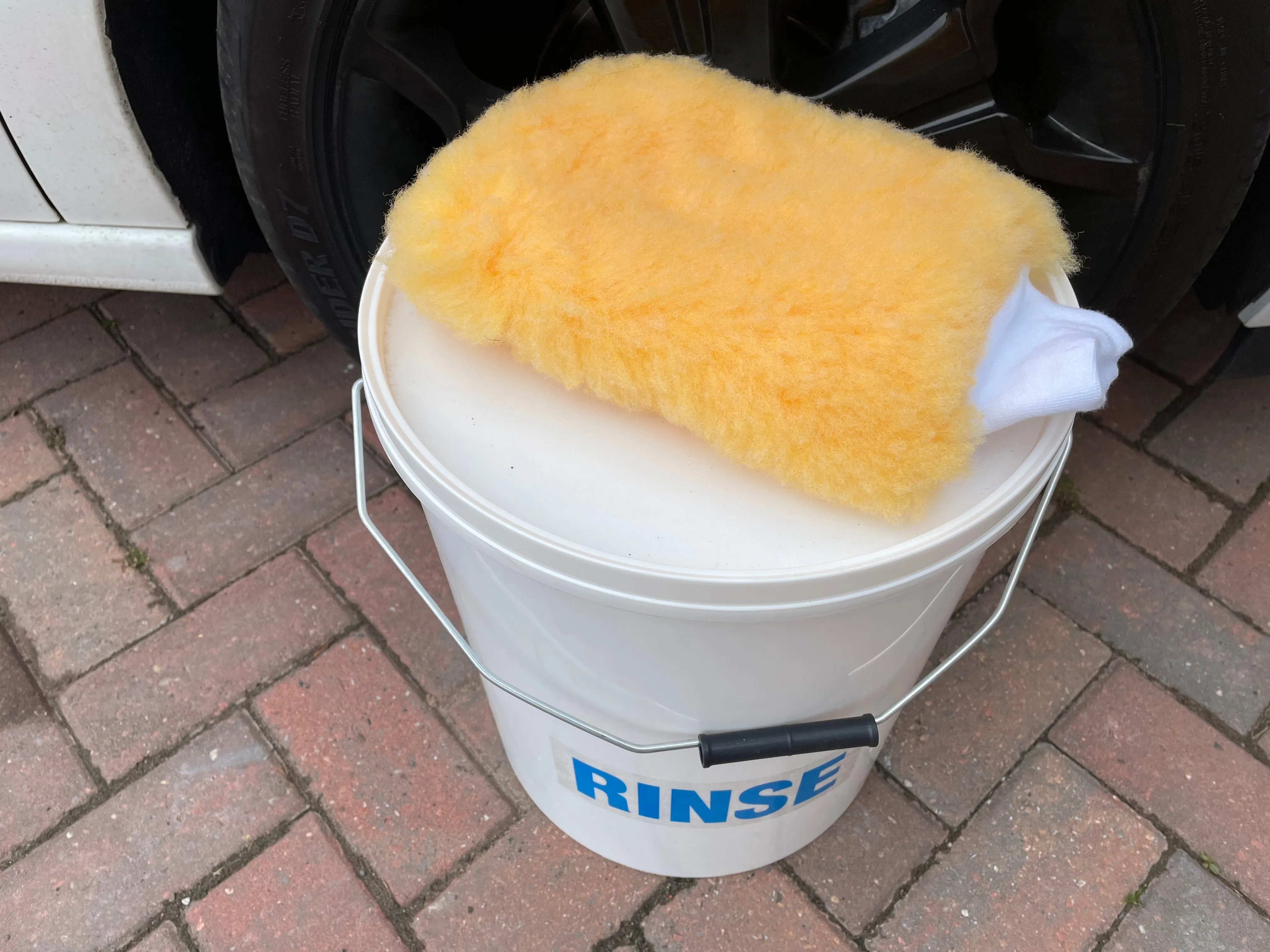 20L Car Wash Bucket and Grit Guard Set with Wash Mitt