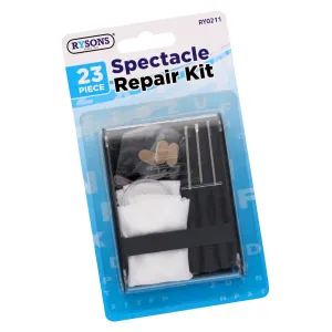 23 Piece Spectacles Repair Kit for Glasses and Sunglasses | Optical Tool Set & Case