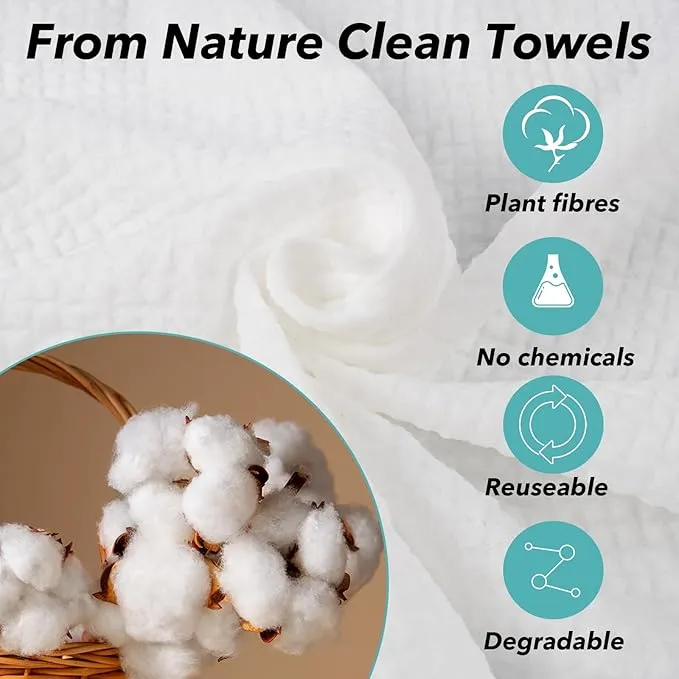 24 PCS Portable Compressed Towels Tablets,Disposable Face Towel,Disposable Towel Thicker Style Coin Tissue,Disposable Washcloths for Travel,Hiking,Camping,Home,Outdoor Activities,Beauty Salon (24)