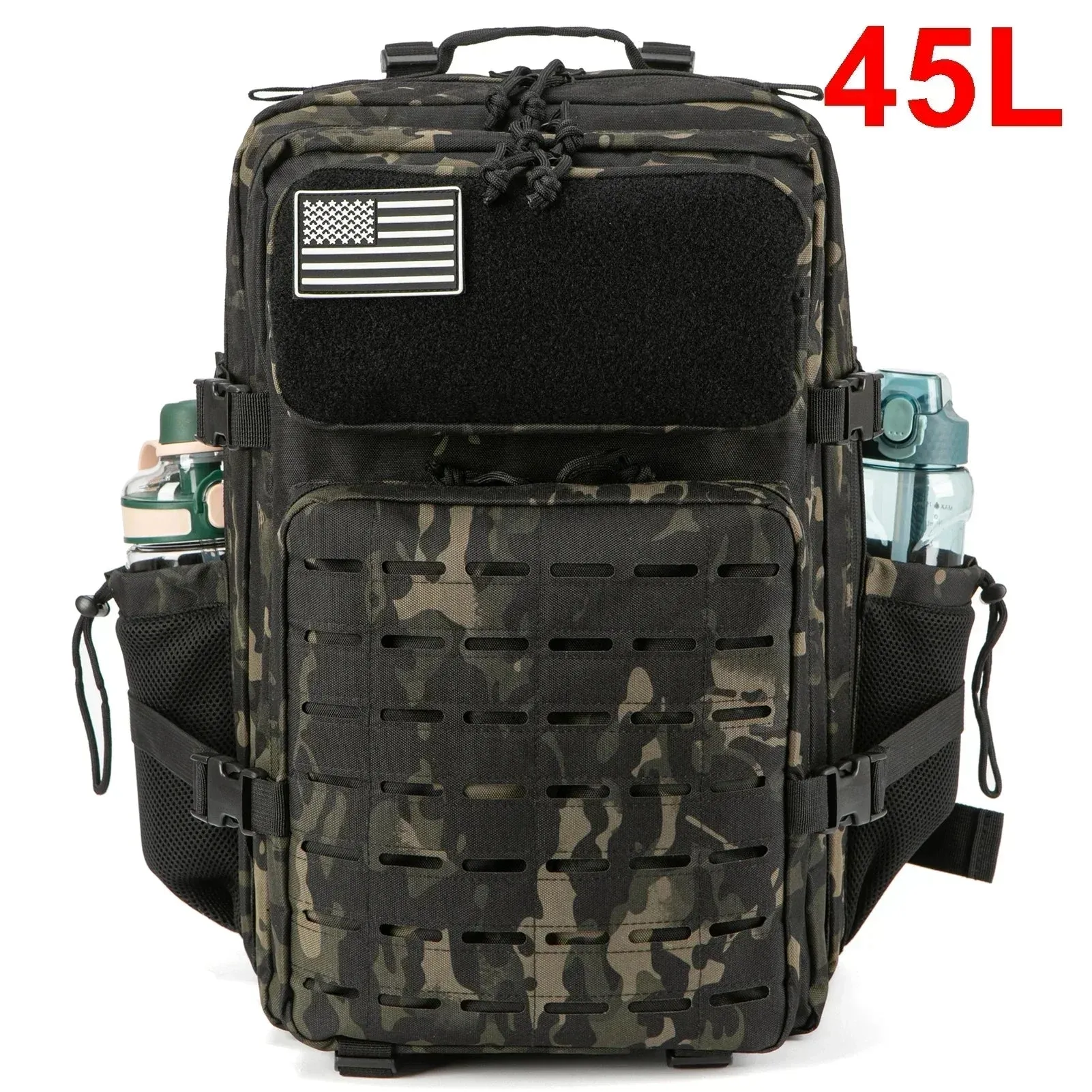 25L/45L Tactical Backpack for Men and Women Outdoor Bag for Fitness GYM Hiking Survival Rucksack