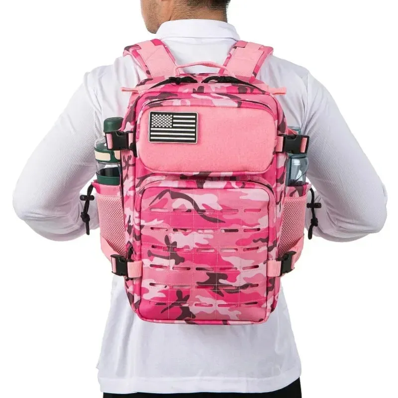 25L/45L Tactical Backpack for Men and Women Outdoor Bag for Fitness GYM Hiking Survival Rucksack
