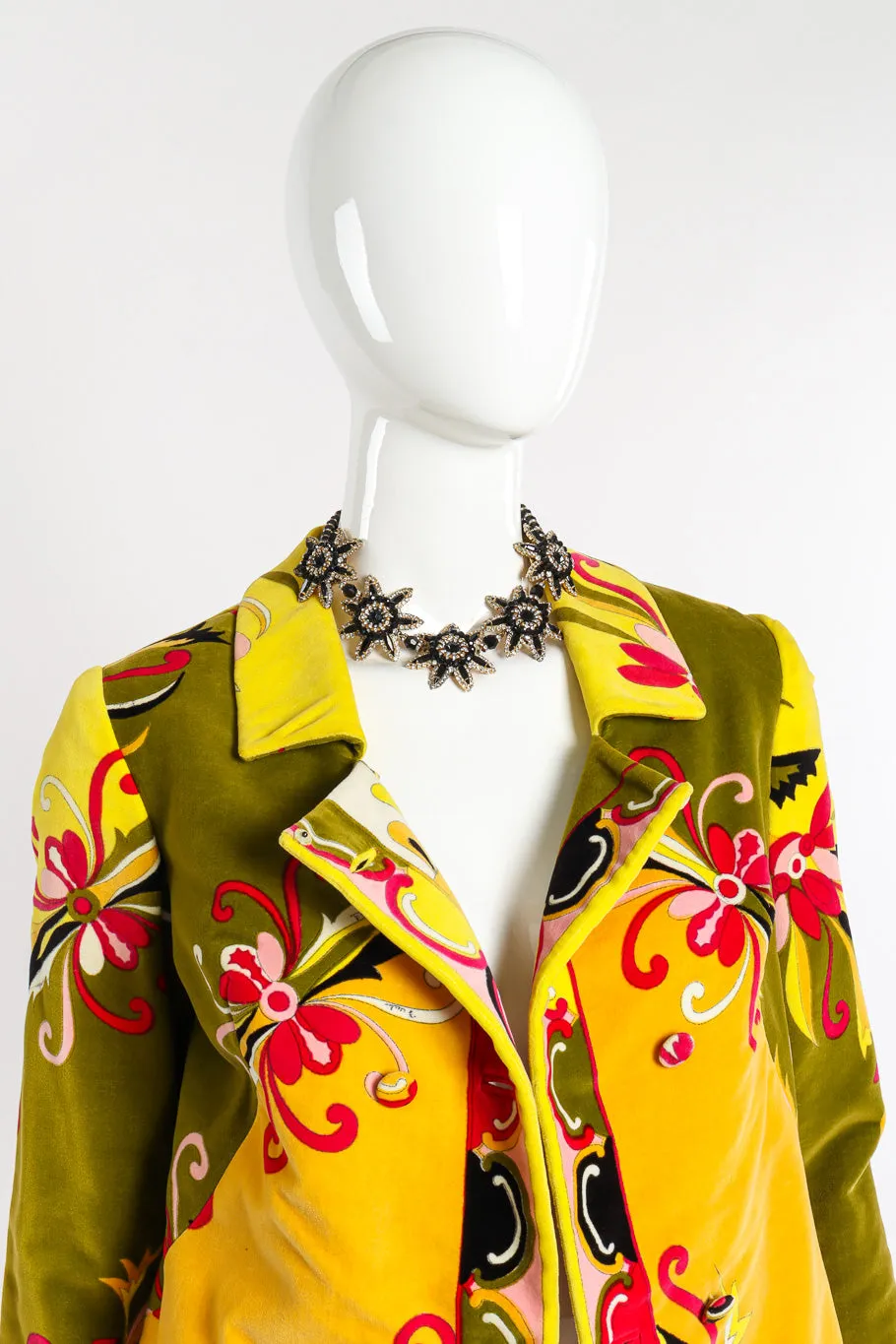 3-Strand Beaded Flower Necklace
