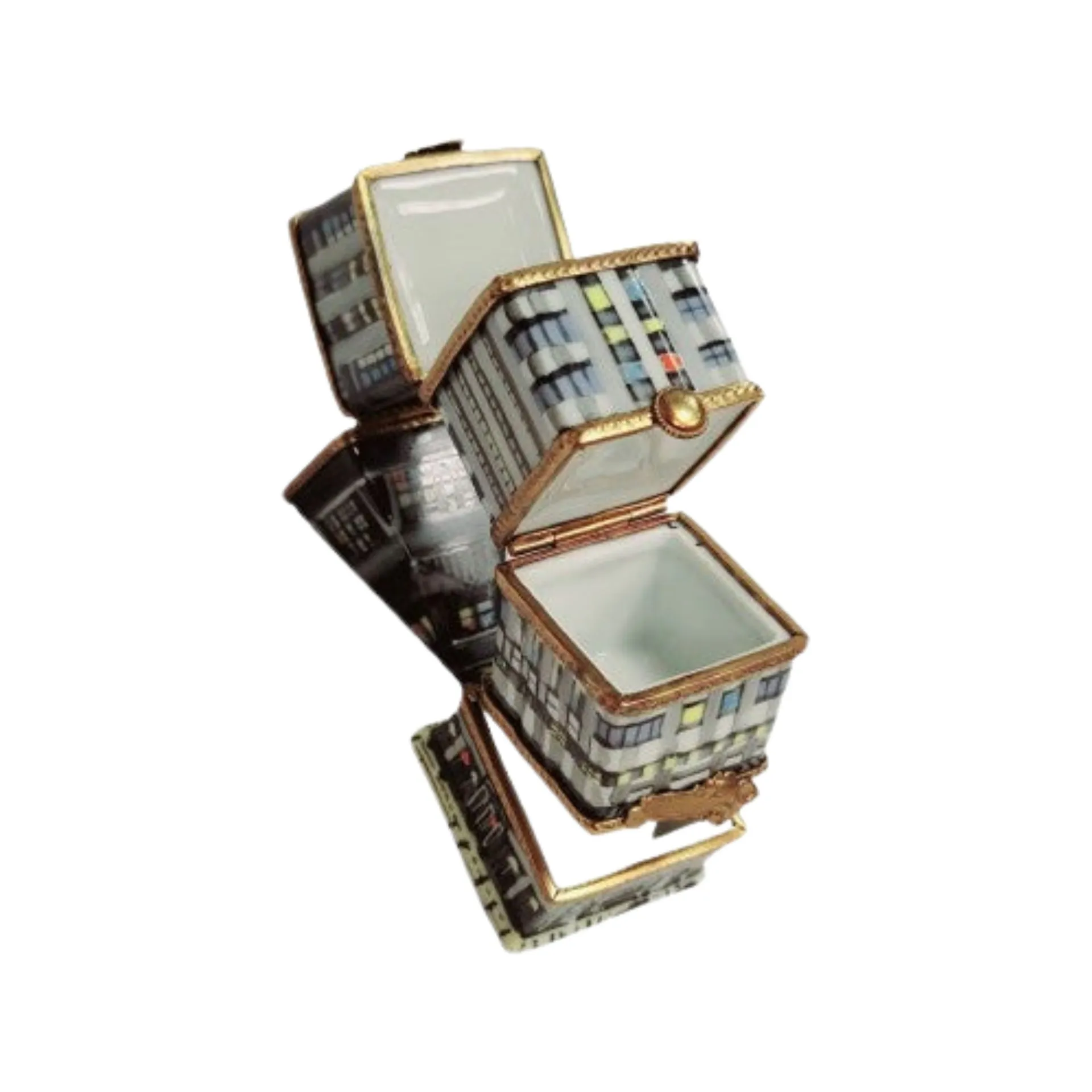 4-Hinged NYC Building: Rare & Compact