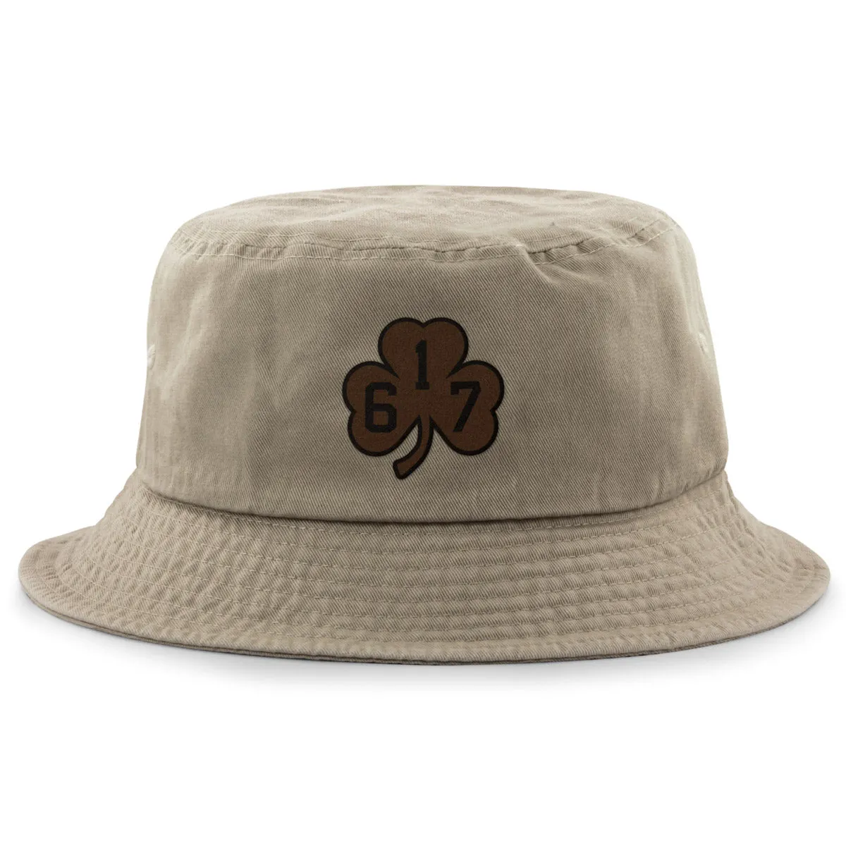 617 Shamrock Leather Patch Bucket Hat
