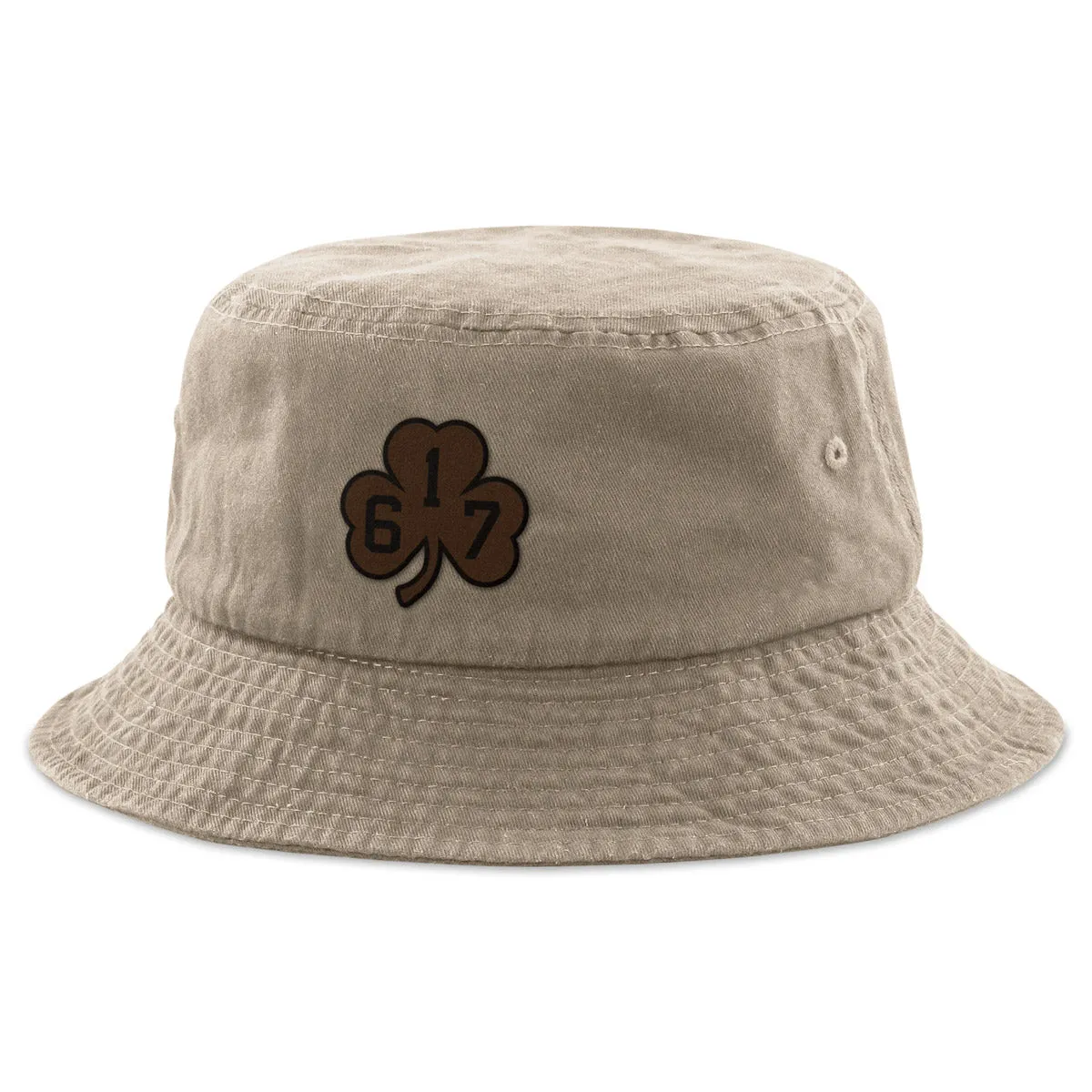 617 Shamrock Leather Patch Bucket Hat