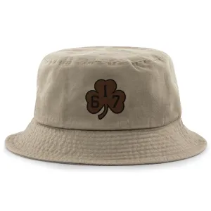 617 Shamrock Leather Patch Bucket Hat