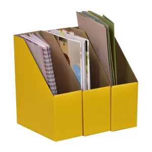 A4 Library Boxes (Yellow) pk 10