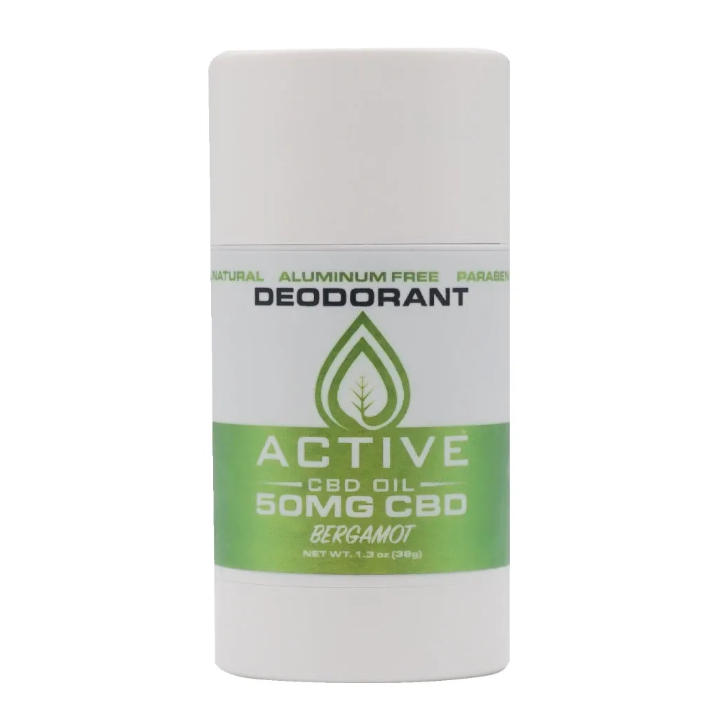 Active CBD Oil - CBD Deodorant Bergamot 50mg