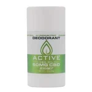 Active CBD Oil - CBD Deodorant Bergamot 50mg