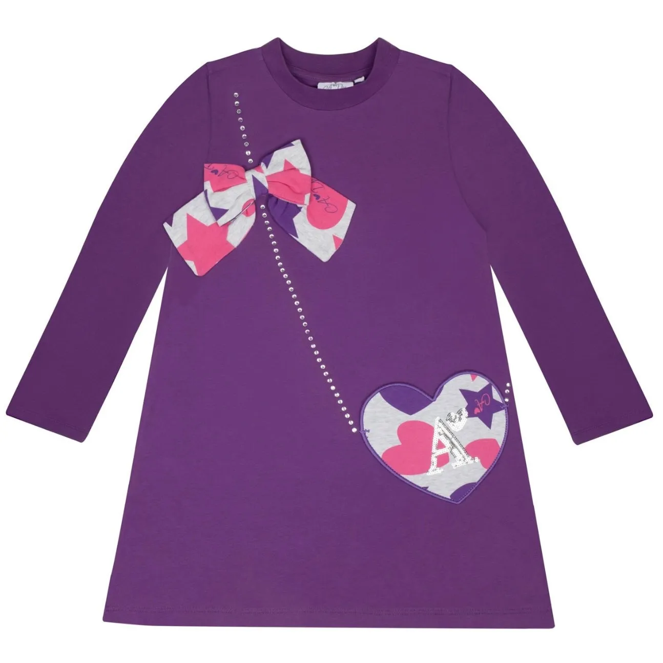 ADee TEGAN Purple Handbag Dress W244715