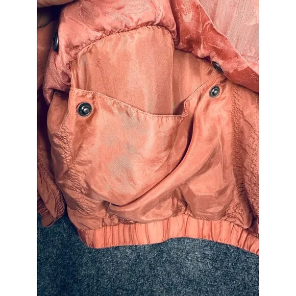 ADIDAS Stella McCartney Running Pull Over Jacket Large Ash Pink Tennis Gorpcore