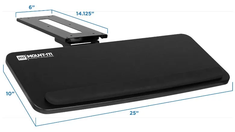 Adjustable Swivel Keyboard and Mouse Tray