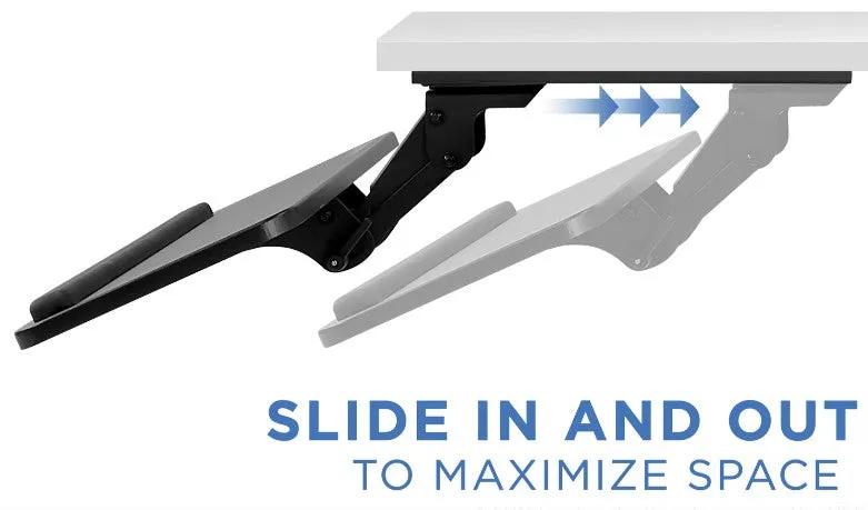Adjustable Swivel Keyboard and Mouse Tray