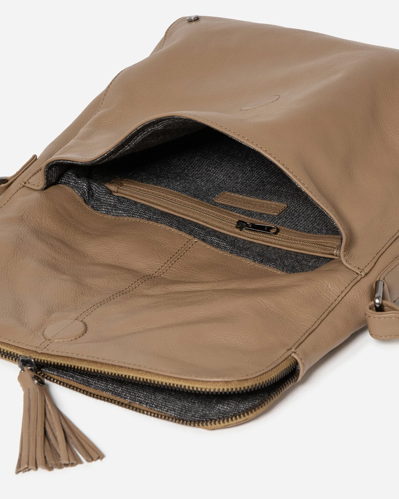 ALEXA SATCHEL BAG | OAK