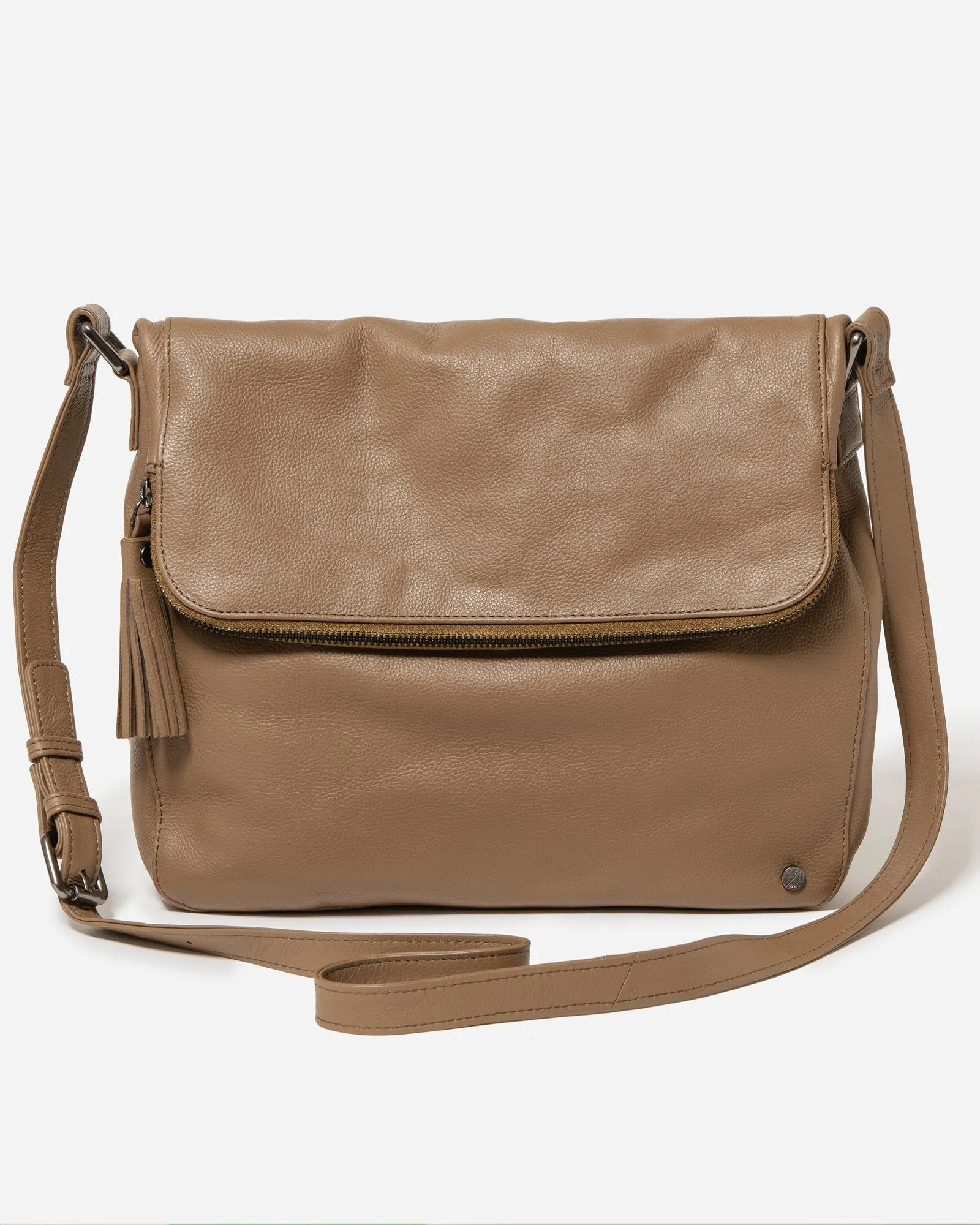 ALEXA SATCHEL BAG | OAK