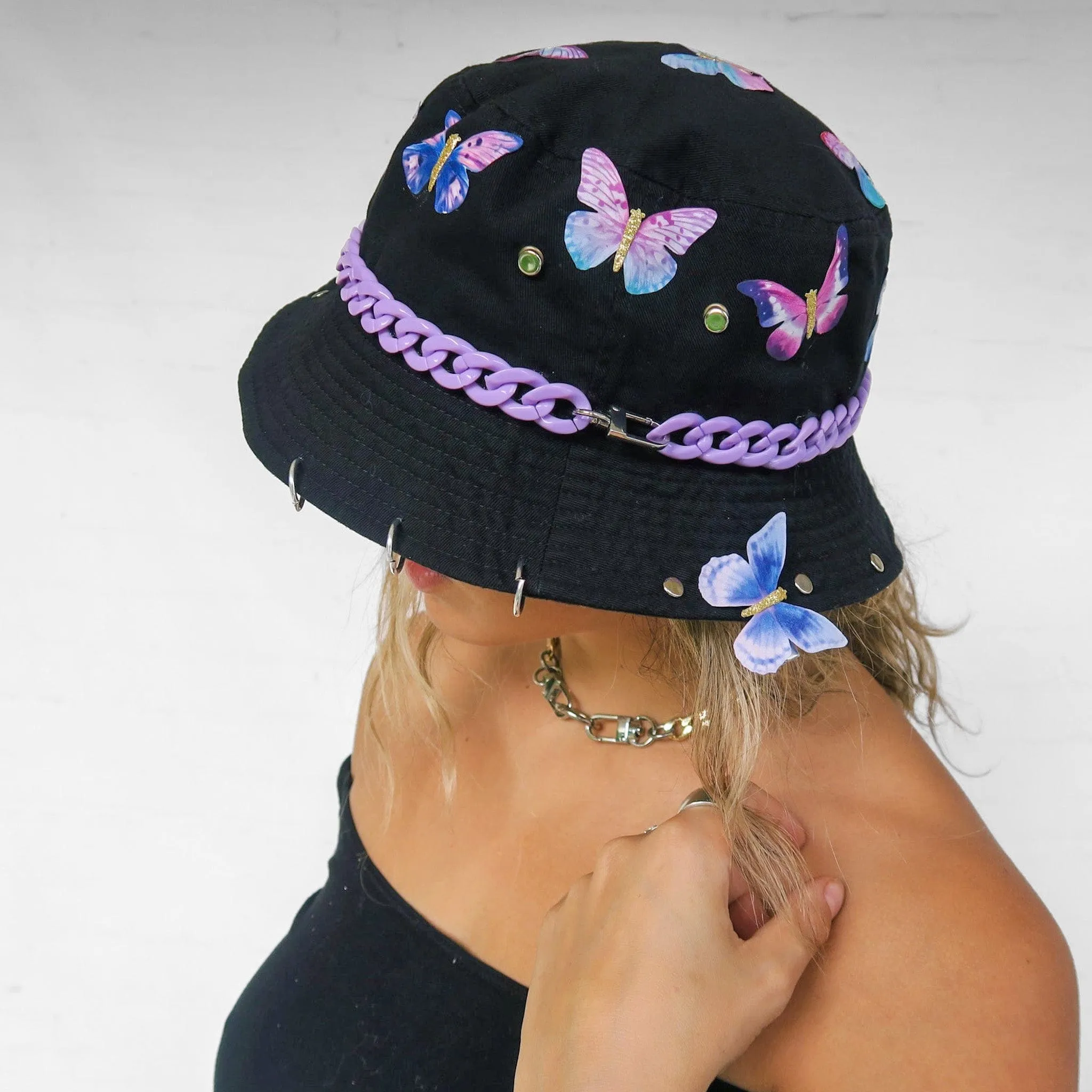 All Purple Everything Butterfly Bucket