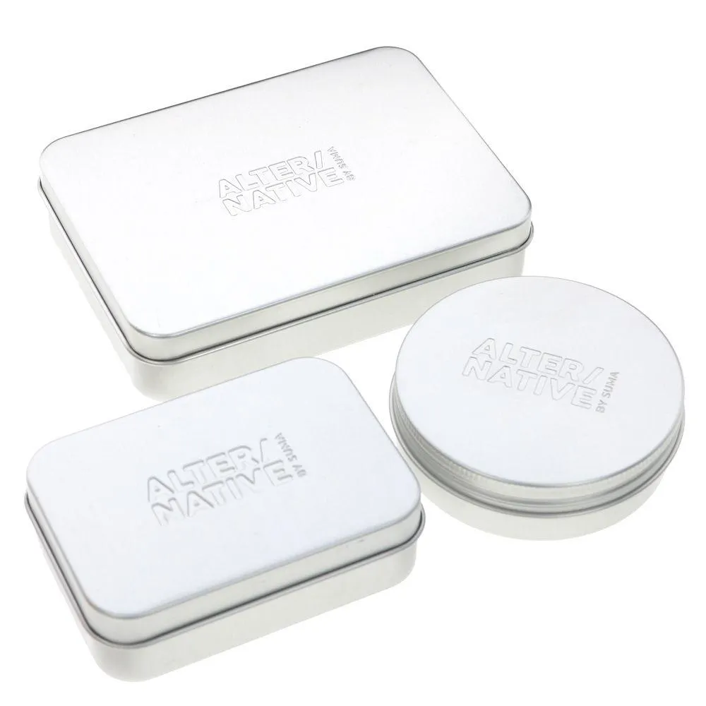 Alter/Native | Travel Soap Tin - Round Tin | tin