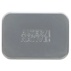 Alter/Native | Travel Soap Tin - Single Size - Al tin with 1 drainage insert | tin