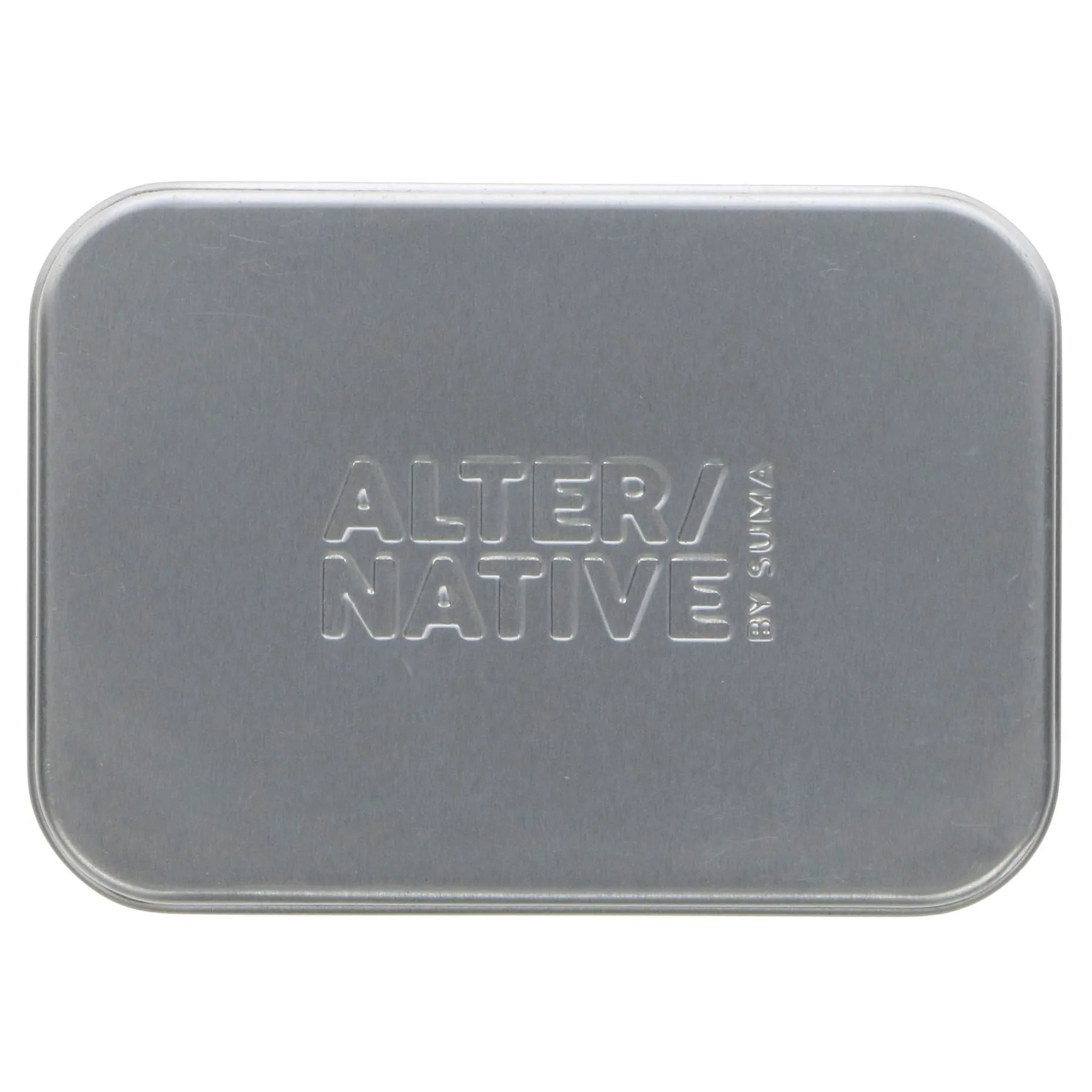 Alter/Native | Travel Soap Tin - Single Size - Al tin with 1 drainage insert | tin