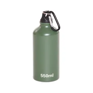 Aluminiumsflaske med karabinkrok.