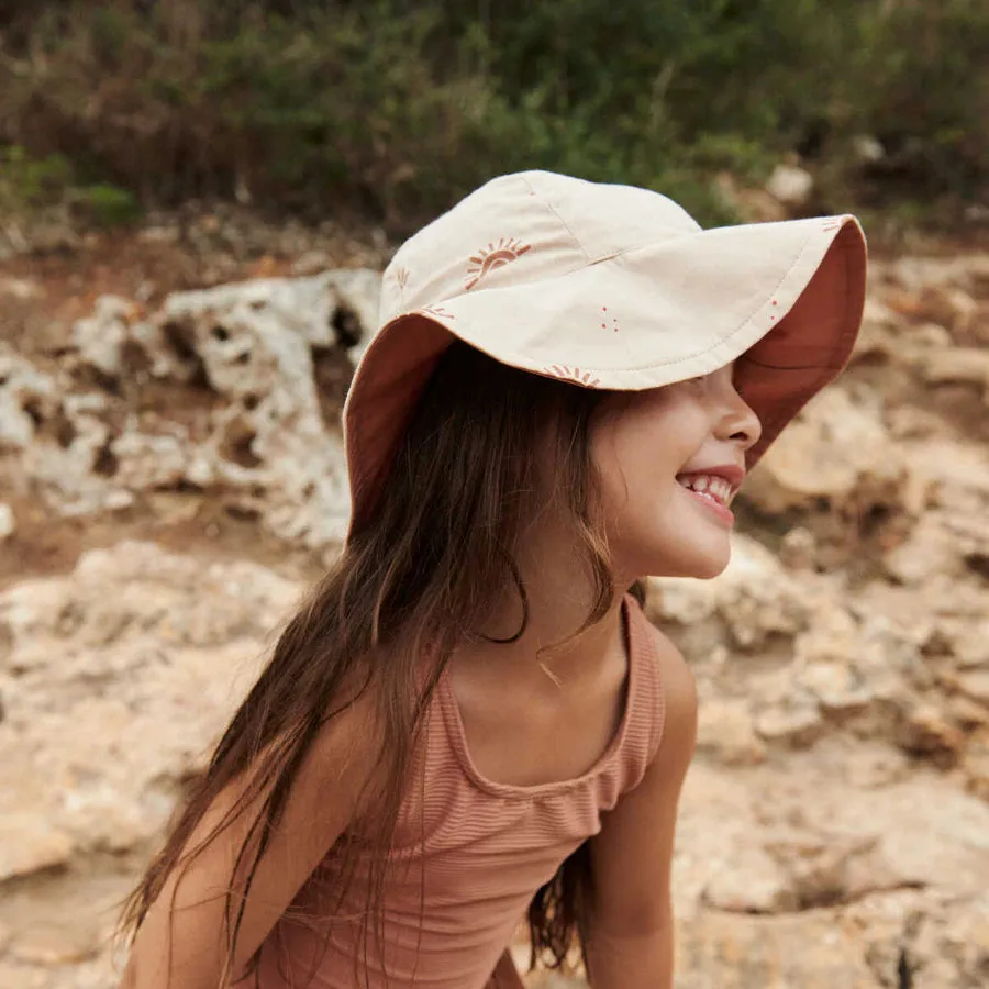 Amelia Sunset Apple Blossom Reversible Sun Hat