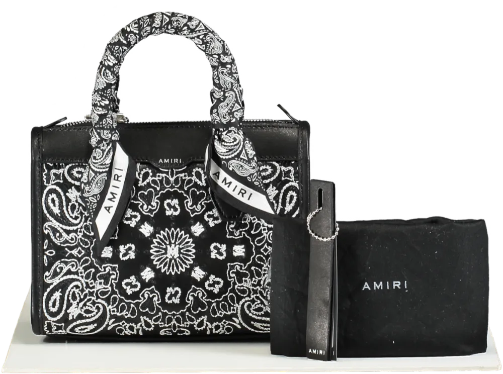 AMIRI Bandana Micro Triangle Handbag
