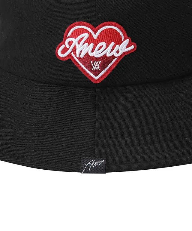 ANEW Golf: Heart Embroidered Wappen Bucket Hat