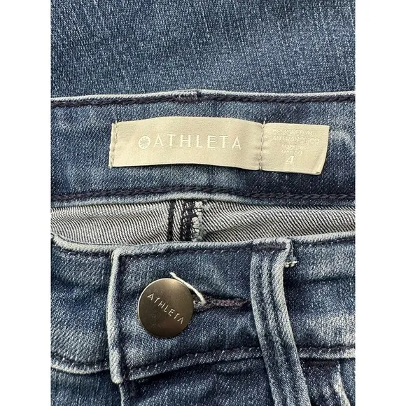 Athleta Sculptek Ultra Skinny Jean size 4 med wash