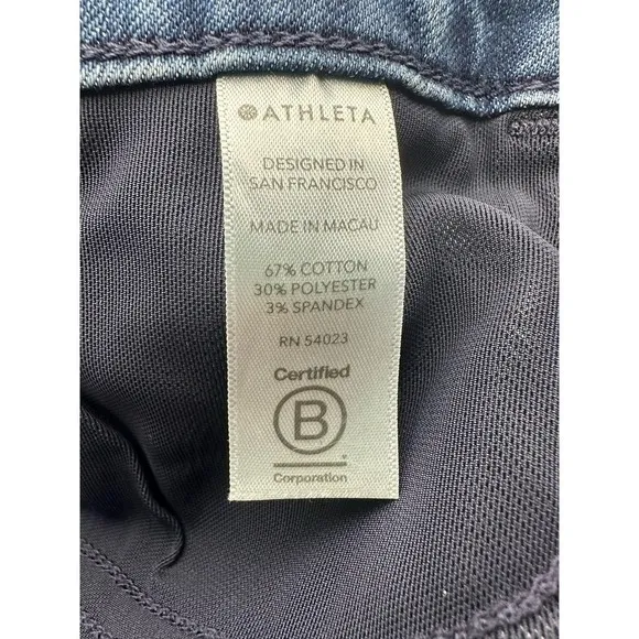 Athleta Sculptek Ultra Skinny Jean size 4 med wash