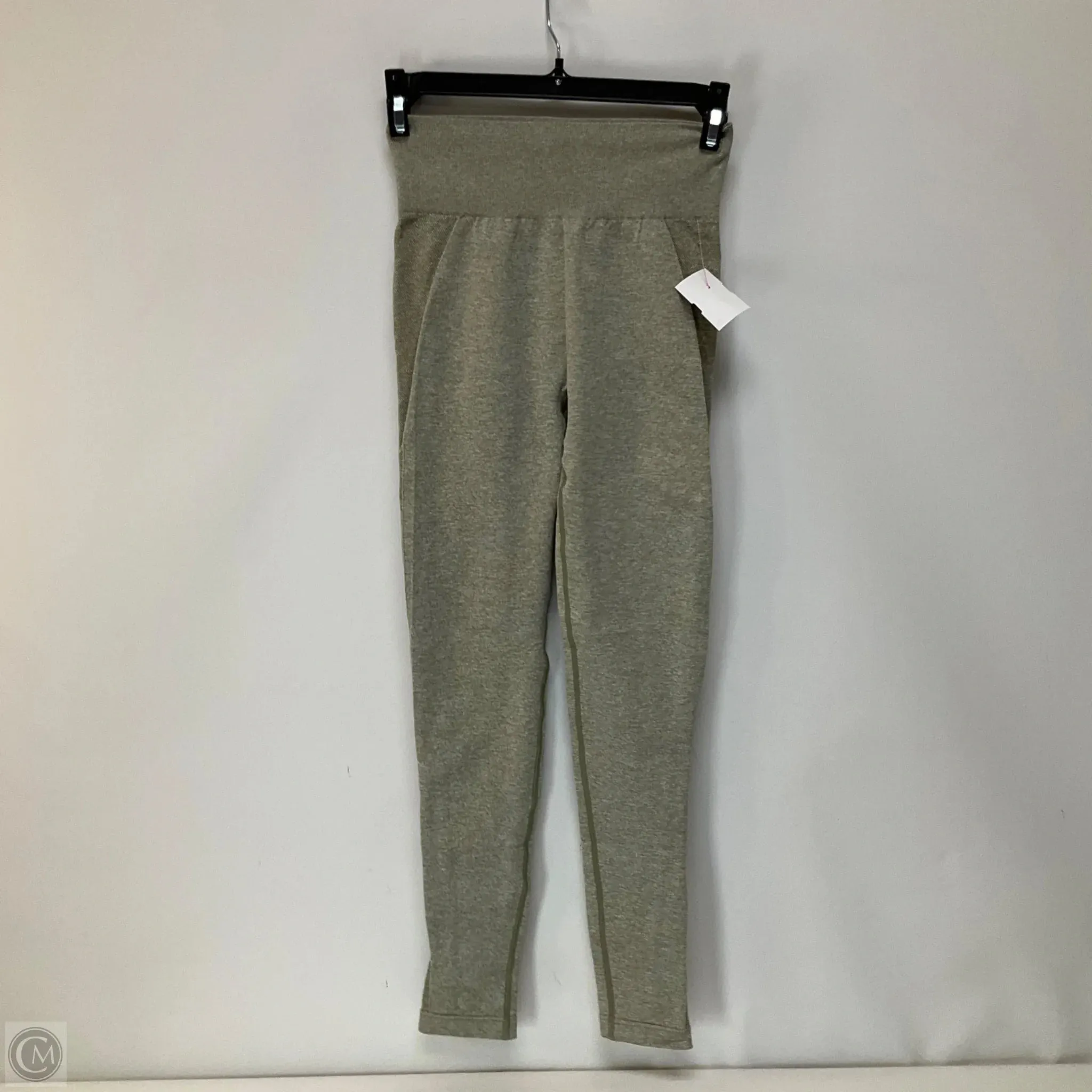 Athletic Leggings By Gym Shark In Green, Size: Xs
