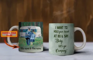 Baby Let's go Camping - Customize Mug - Nsd99