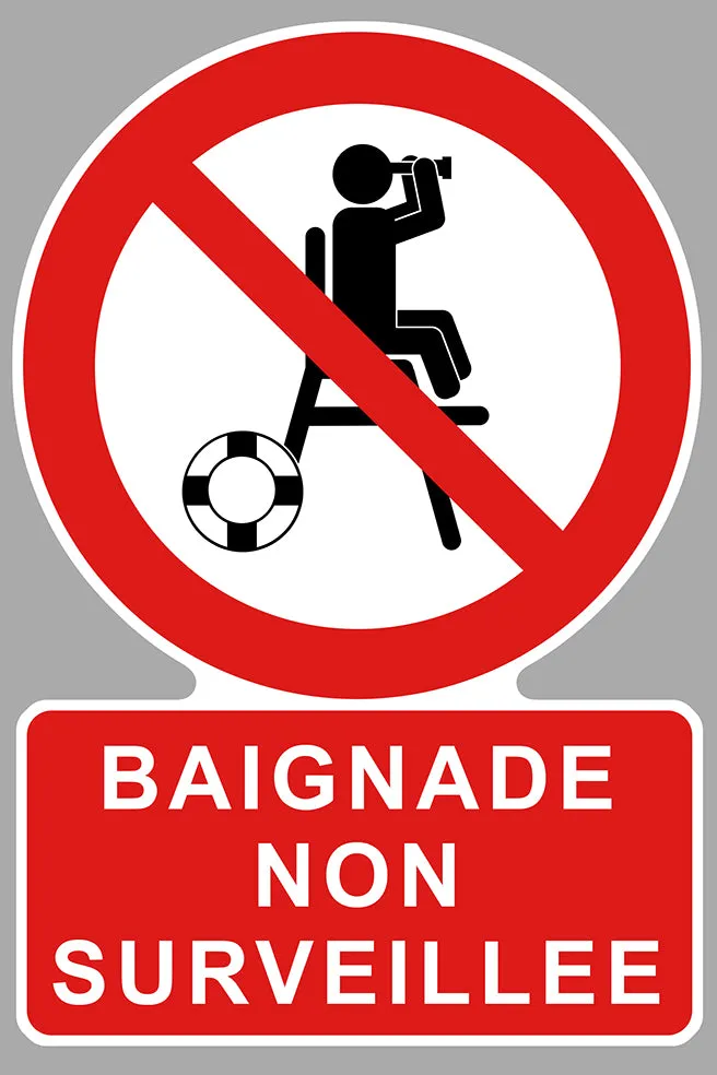 BAIGNADE NON SURVEILLEE CAM242