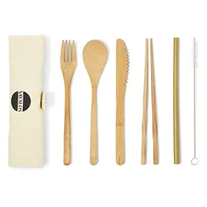 Bamboo Utensils Travel Set
