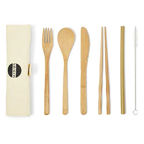 Bamboo Utensils Travel Set