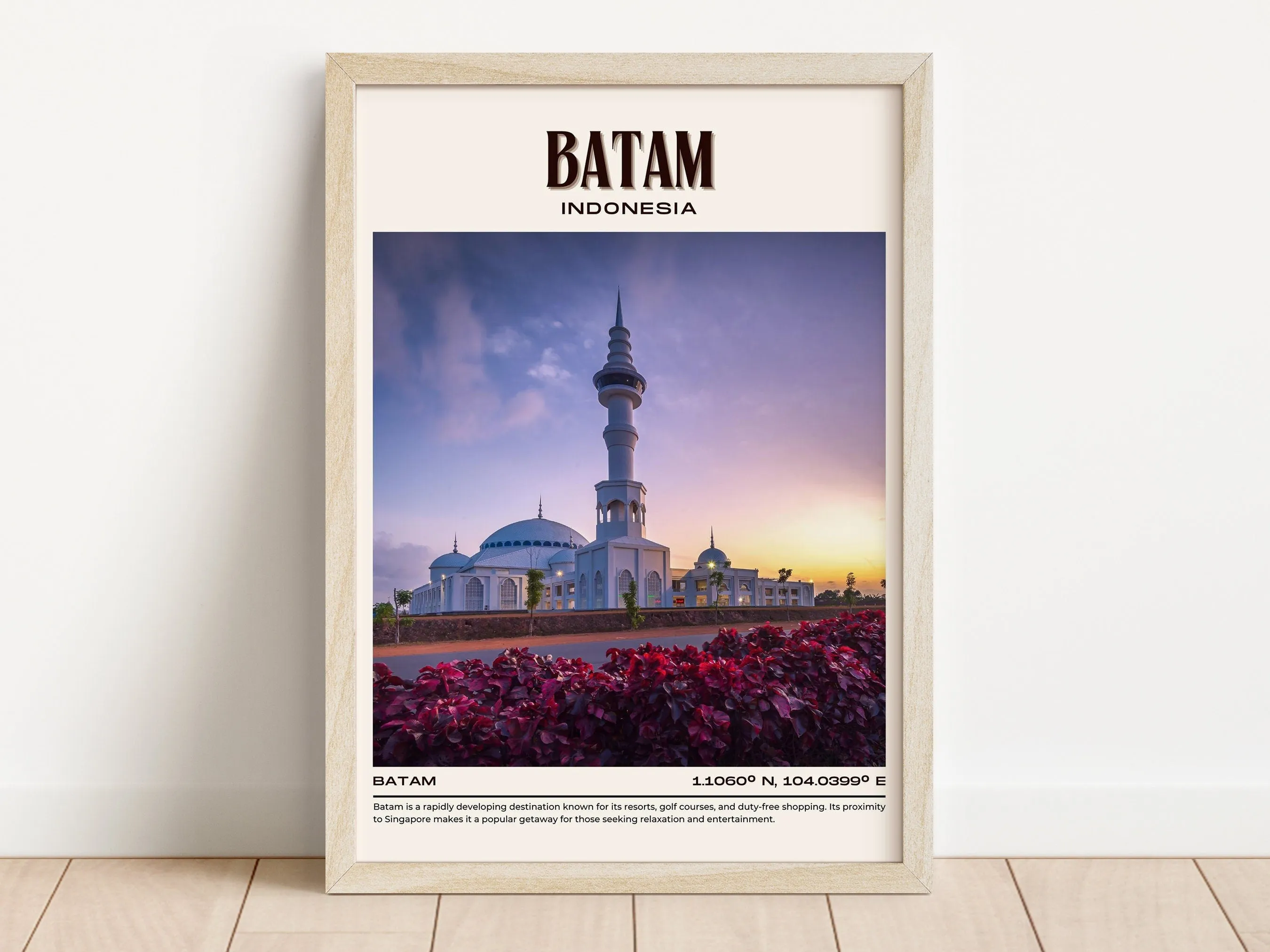 Batam Vintage Wall Art, Indonesia