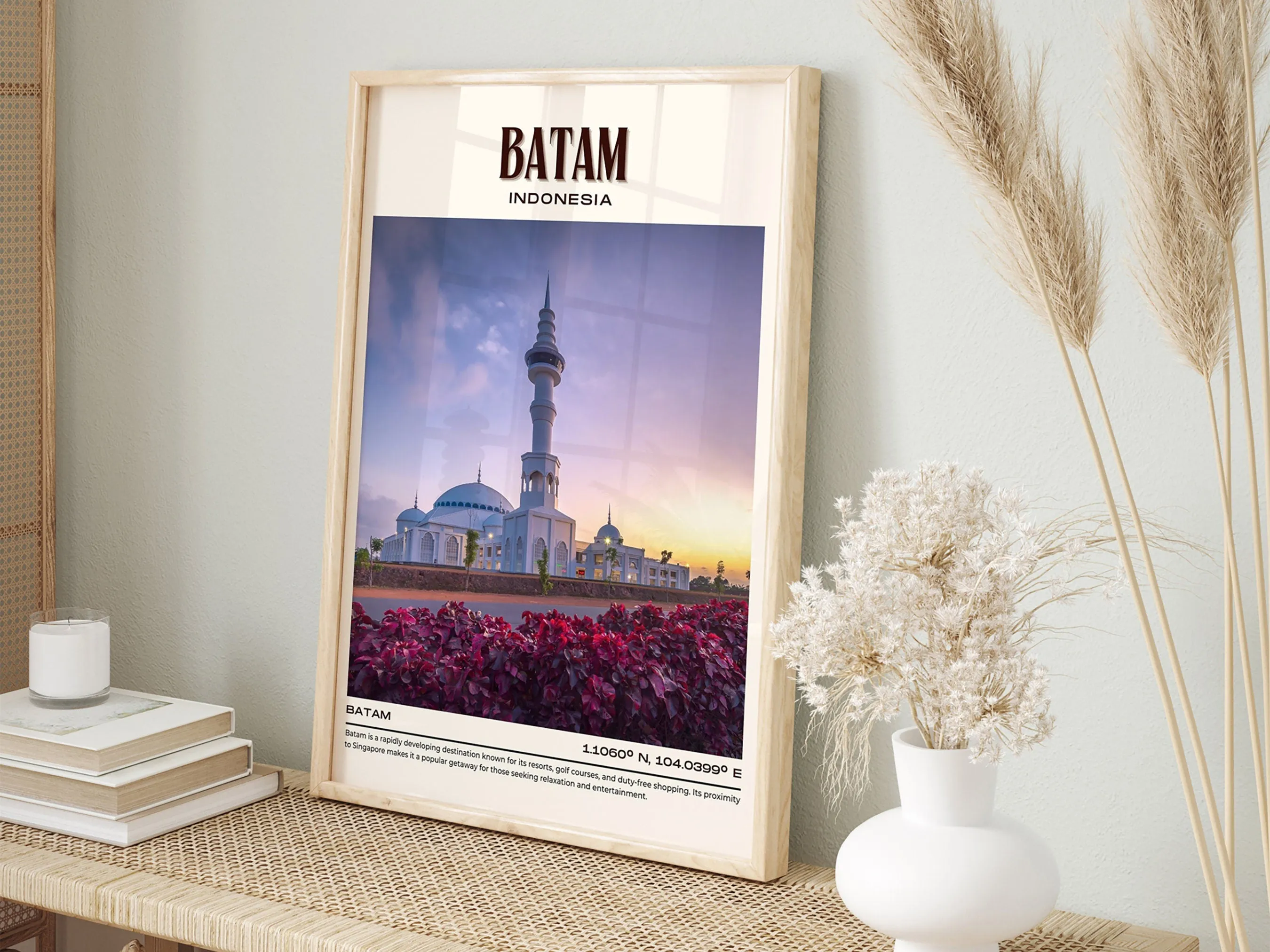 Batam Vintage Wall Art, Indonesia