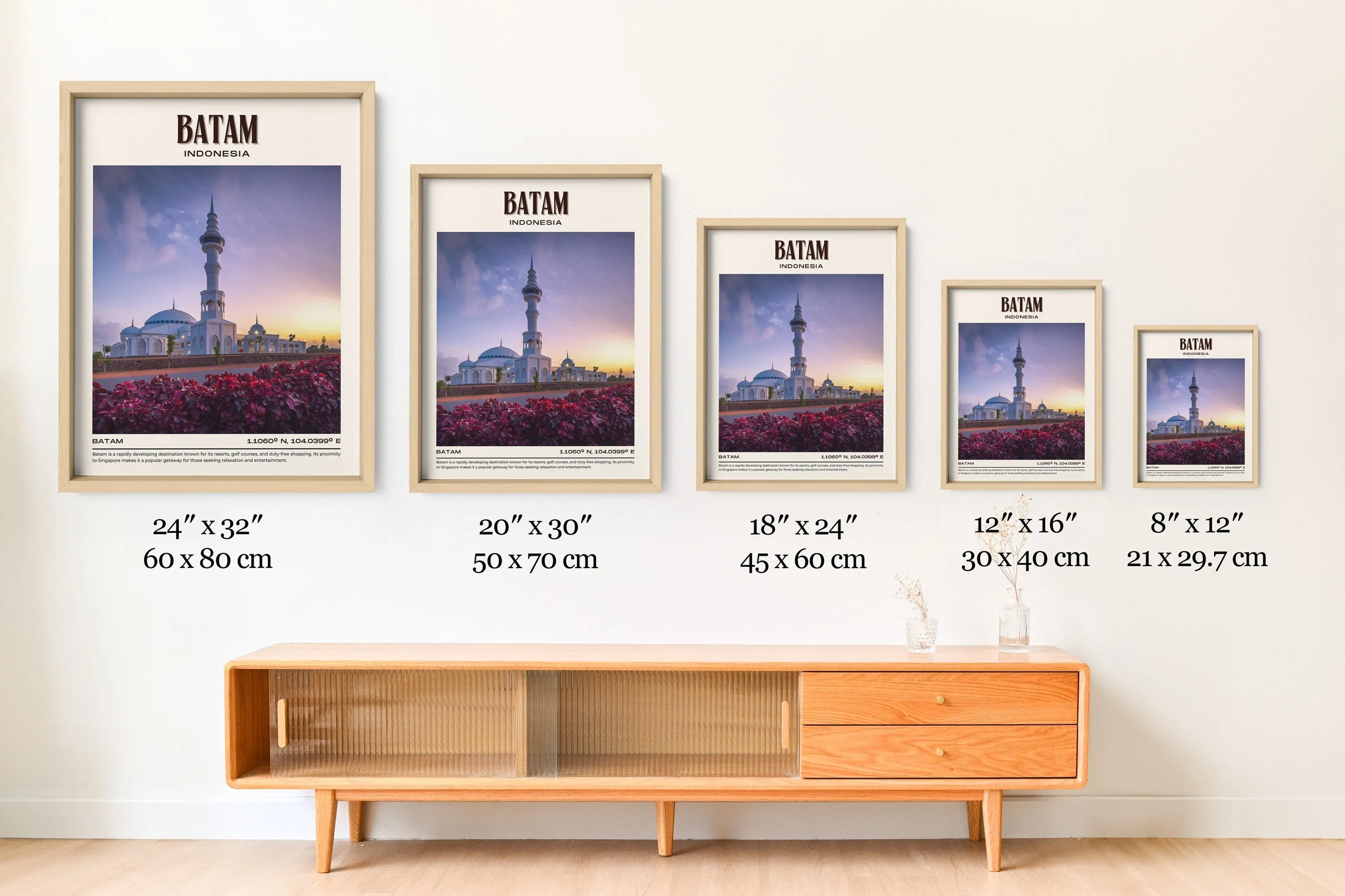 Batam Vintage Wall Art, Indonesia