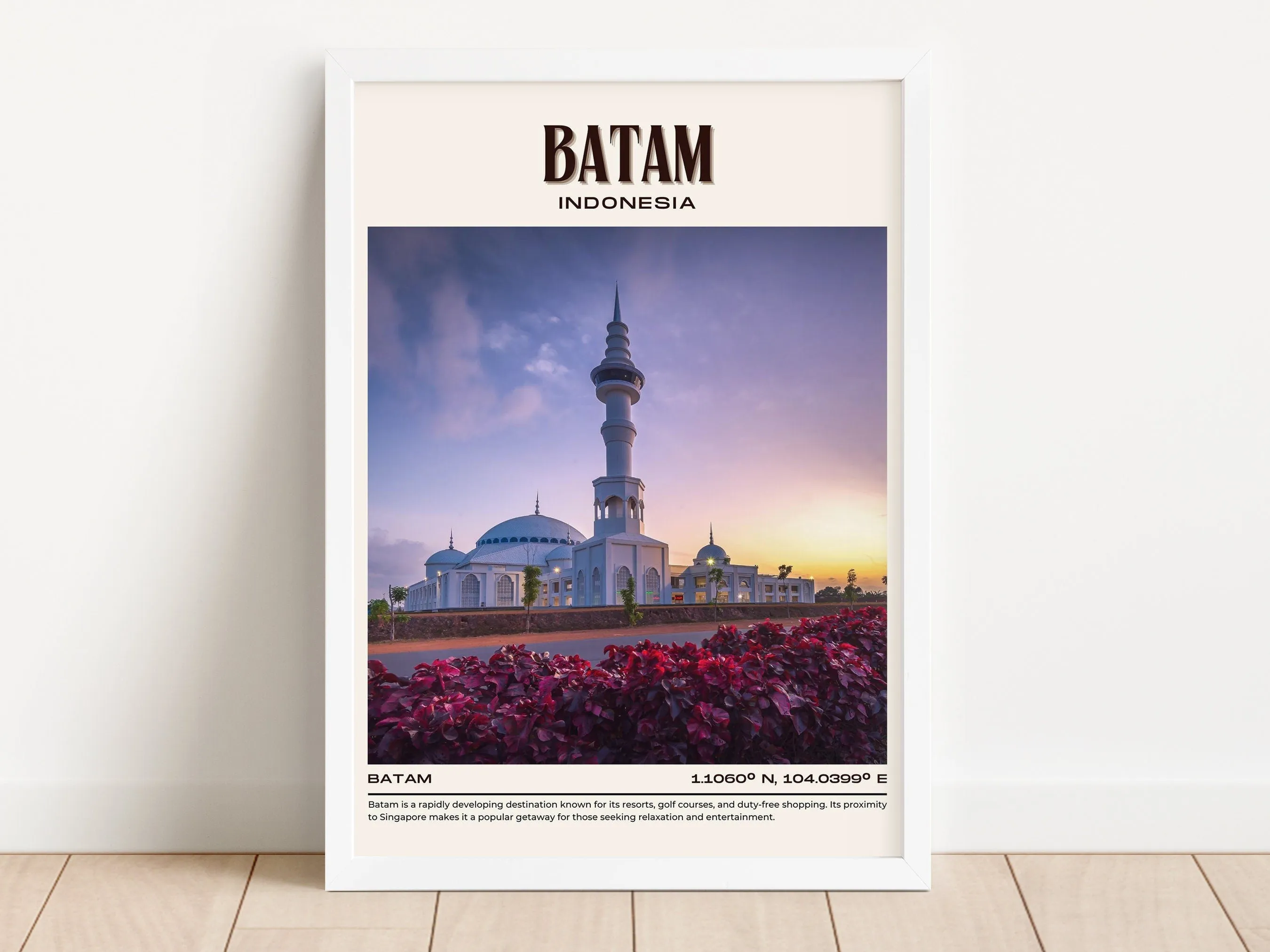 Batam Vintage Wall Art, Indonesia